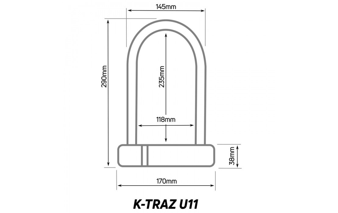 Κλειδαριά ποδηλάτου Zefal K-Traz U11