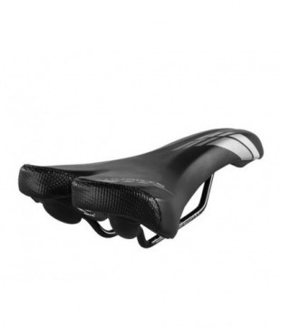 Σέλα MonteGrappa Hybris - Μαύρη/Ασημί