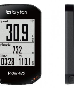 Bryton κοντέρ GPS ποδηλάτου Rider 420 T με HR & Cadence σένσορα